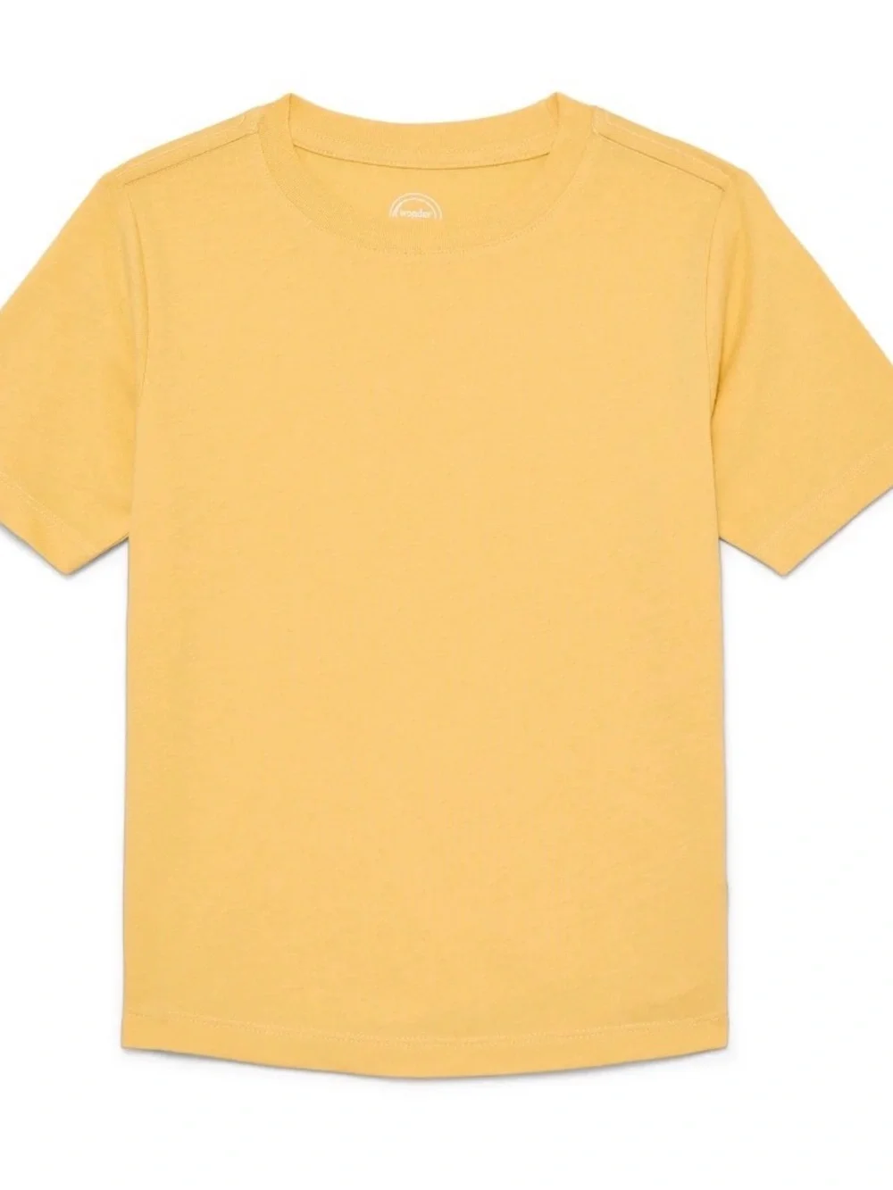 Kids Short-Sleeve Tee in Soft Yellow